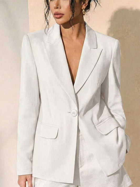 Ivory Lace Blazer — view 4