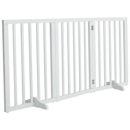 3-Panel Folding Pet Playpen Indoor Freestanding Dog Safety Fence | Shopllo