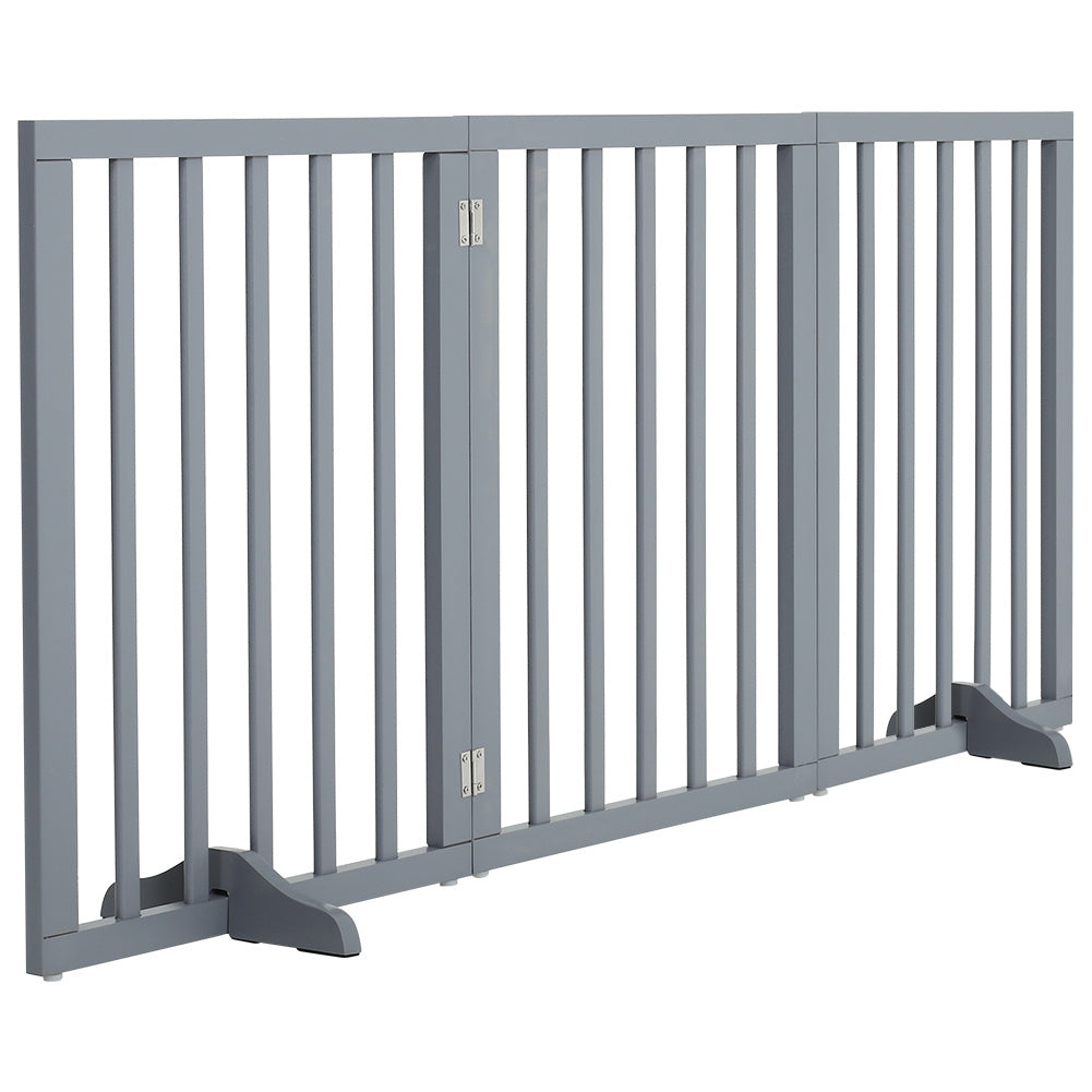 3-Panel Folding Pet Playpen Indoor Freestanding Dog Safety Fence | Shopllo