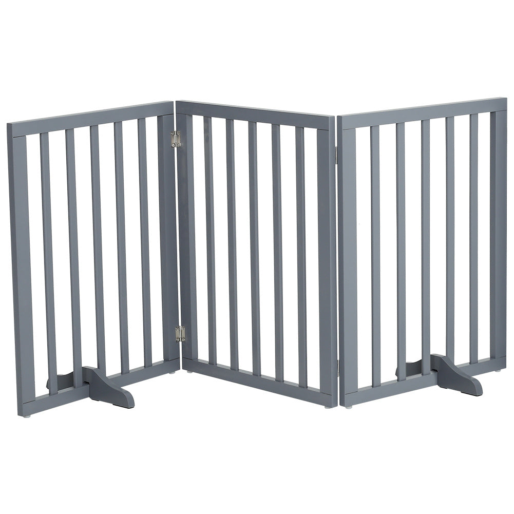 3-Panel Folding Pet Playpen Indoor Freestanding Dog Safety Fence | Shopllo