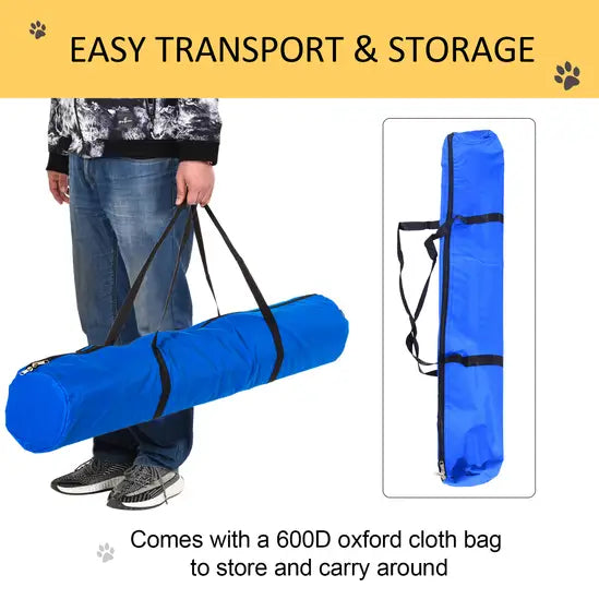 Dog Agility Training Kit Pet Obstacle Course Set Jumps Poles Tunnel Play Kit